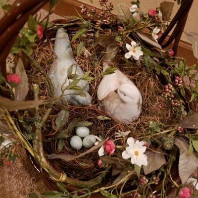 Lot 62: Large Bird Basket