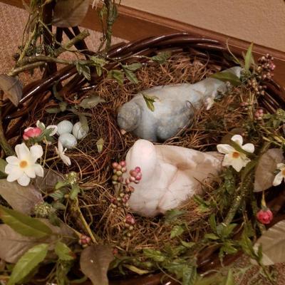 Lot 62: Large Bird Basket