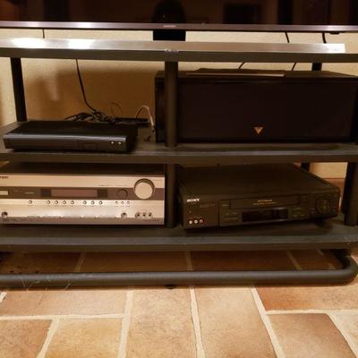 Lot 69: TV Stand (electronics not included)