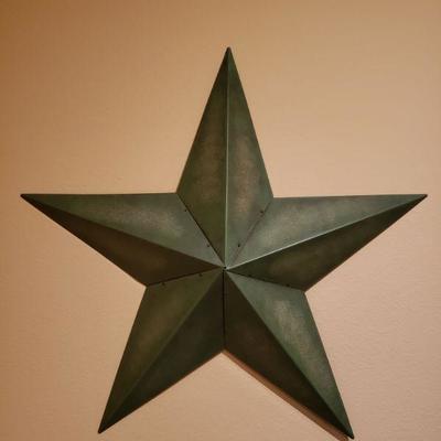 Lot 73: Large Metal Star