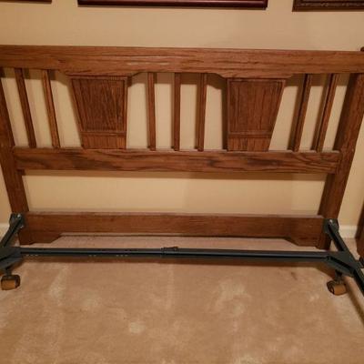 Lot 78: Ranch Oak Bed Frame