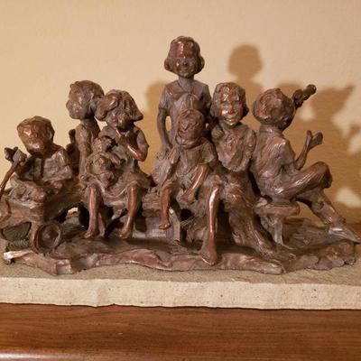 Lot 79: Jane De Decker Bronze Sculpture 