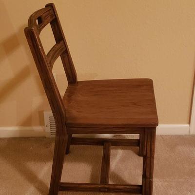 Lot 86: Ranch Oak Chair