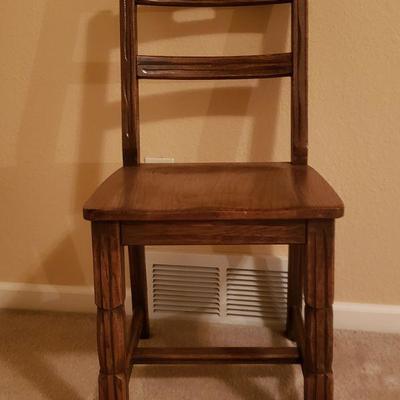 Lot 86: Ranch Oak Chair