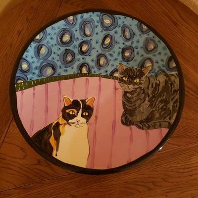 Lot 92: Droll Designs Large Cat Platter