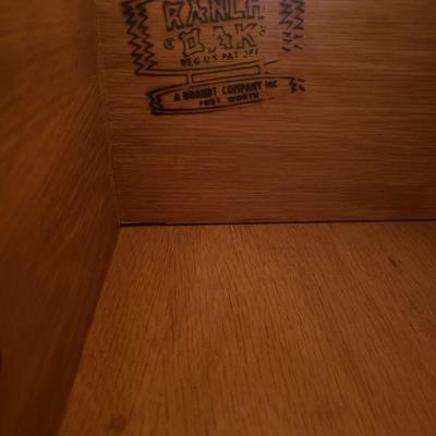 Lot 95: Ranch Oak Dresser