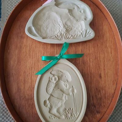 Lot 102: Brown Bag Cookie Art (2) Bunny Molds