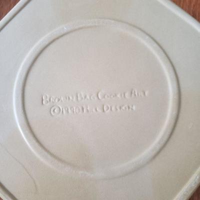 Lot 107: Brown Bag Cookie Art Mold with Flowers 