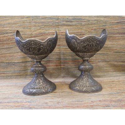 2- Persian engraved vase / Ghalamzani.