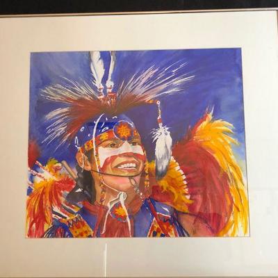 Ann Horton Painting Native American Indian 