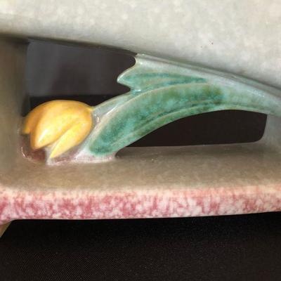 C. 1951 Rooseville Windowbox Tulip Planter # 1056-10  (Note damage) Item # 429