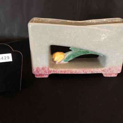C. 1951 Rooseville Windowbox Tulip Planter # 1056-10  (Note damage) Item # 429