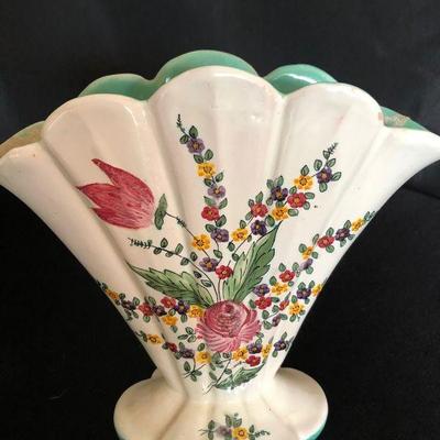 Lot of 3 Flower Vases & Cache Pot Including McCoy Lot # 428
