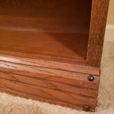 Lot 120: Ranch Oak Book Shelf #1