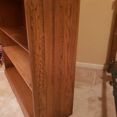 Lot 120: Ranch Oak Book Shelf #1