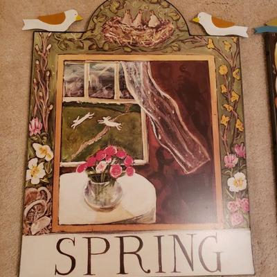 Lot 121: 4 Seasons Pictures by Nancy Thomas 1993