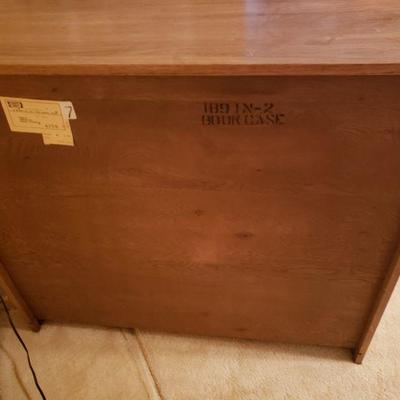 Lot 128: Ranch Oak Bookcase #2