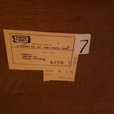 Lot 128: Ranch Oak Bookcase #2