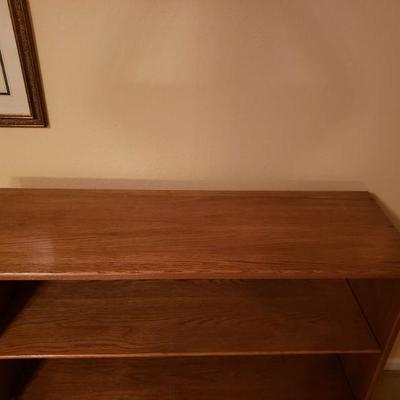 Lot 128: Ranch Oak Bookcase #2