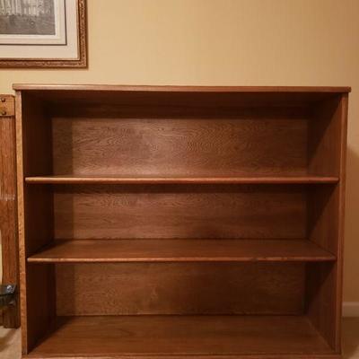 Lot 128: Ranch Oak Bookcase #2