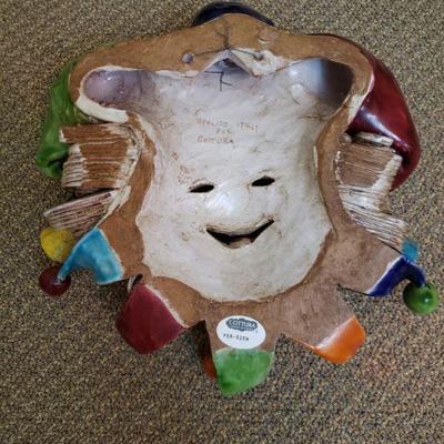 Lot 146: Cottura Jesters Ceramic Mask
