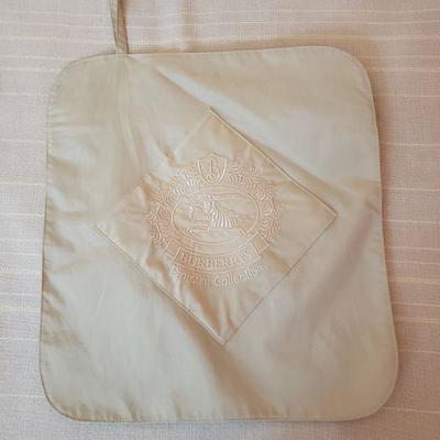 Lot 150: Burberrys Cream Trench with Carrying Bag