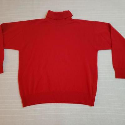 Lot 155: Burberrys Red Cashmere Sweater