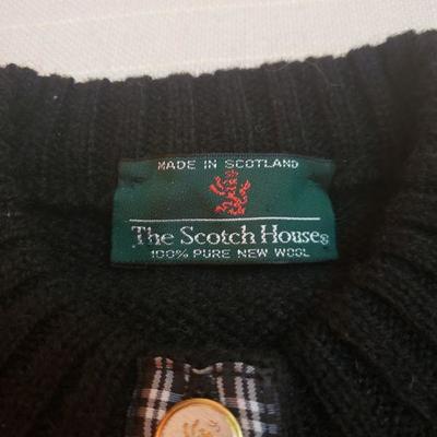 Lot 170: Vintage Black Scotch House Sweater 