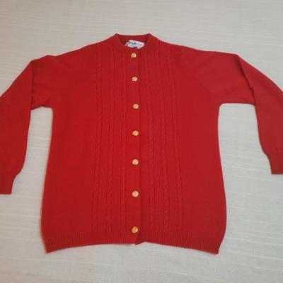 Lot 171: Vintage Scotch House Red Cashmere Sweater