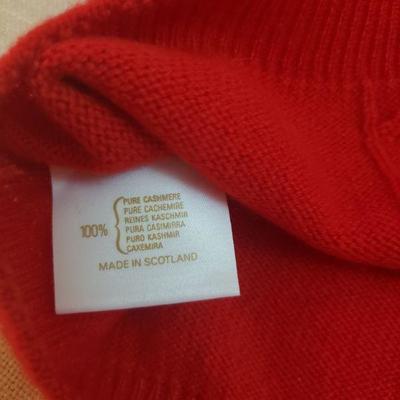 Lot 171: Vintage Scotch House Red Cashmere Sweater