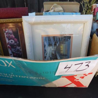 Lot 473 picture frames