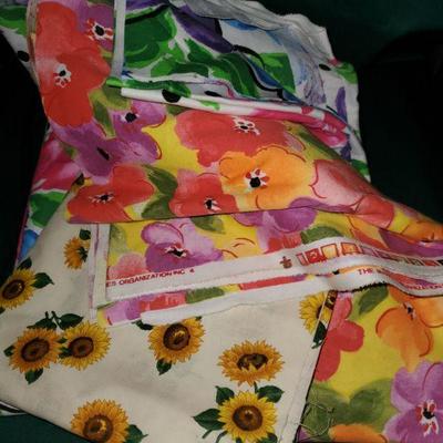 Floral Fabric Lot