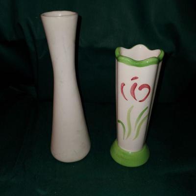 2 Small Vases