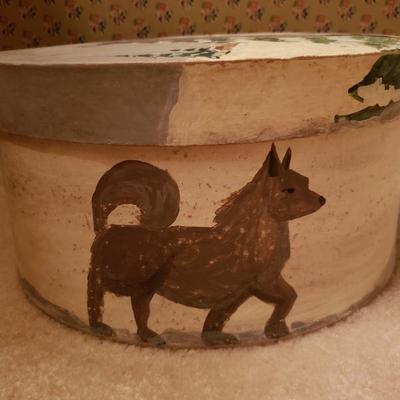 Lot 197: Handpainted Box Signed & Dated