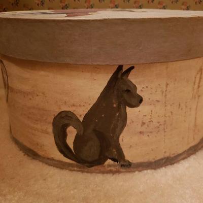 Lot 197: Handpainted Box Signed & Dated