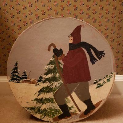 Lot 197: Handpainted Box Signed & Dated