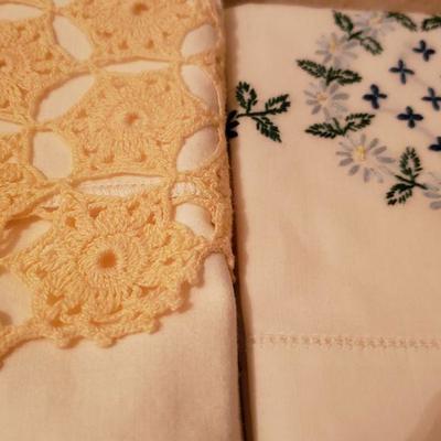 Lot 208: Beautiful Handcrafted Pillowcases