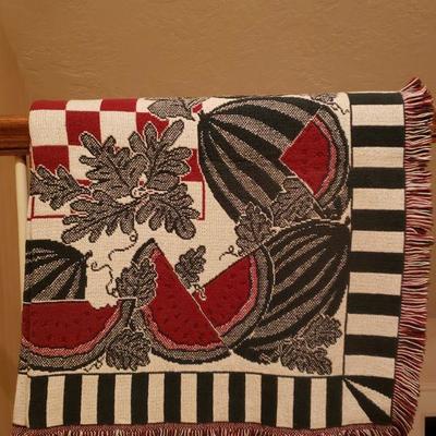 Lot 210: Vintage Watermelon Blanket