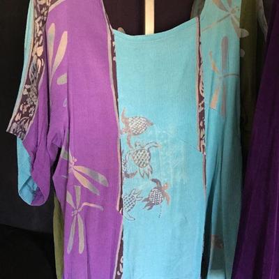 Curated Collection Purple / Eggplant / Aqua XL - One Size: Coldwater Creek Dragon Fly, Jones New York, Mission Canyon LOT#155