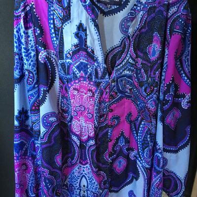 Curated Collection Purple / Eggplant / Aqua XL - One Size: Coldwater Creek Dragon Fly, Jones New York, Mission Canyon LOT#155
