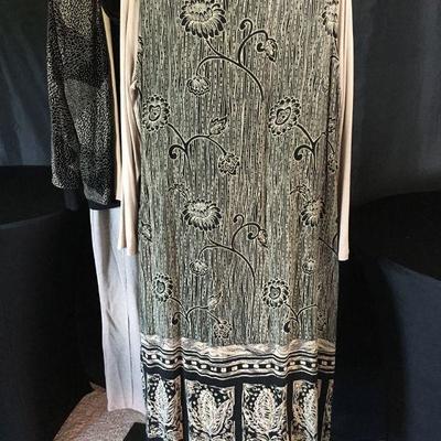 Curated by our Stylist - Collection of 6 pcs Tan / Black Size LG, XL, 1X Coldwater Creek, Chicos, Picadilly LOT#156