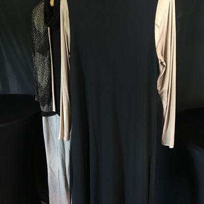 Curated by our Stylist - Collection of 6 pcs Tan / Black Size LG, XL, 1X Coldwater Creek, Chicos, Picadilly LOT#156