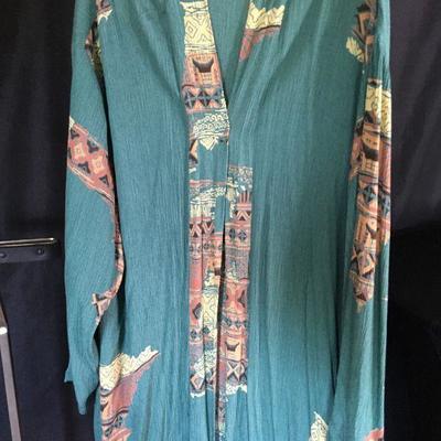 Curated 6 Pieces of Jade / Emerald & Black Blouses Pants Jackets Shirts: Simple People, Soft Surroundings, Chicos, Coldwater Creek...