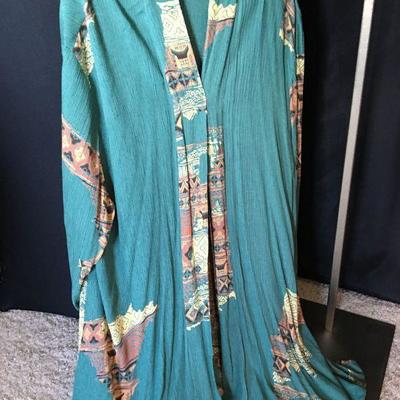 Curated 6 Pieces of Jade / Emerald & Black Blouses Pants Jackets Shirts: Simple People, Soft Surroundings, Chicos, Coldwater Creek...