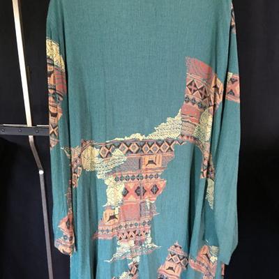 Curated 6 Pieces of Jade / Emerald & Black Blouses Pants Jackets Shirts: Simple People, Soft Surroundings, Chicos, Coldwater Creek...
