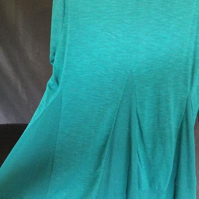 Curated 6 Pieces of Jade / Emerald & Black Blouses Pants Jackets Shirts: Simple People, Soft Surroundings, Chicos, Coldwater Creek...