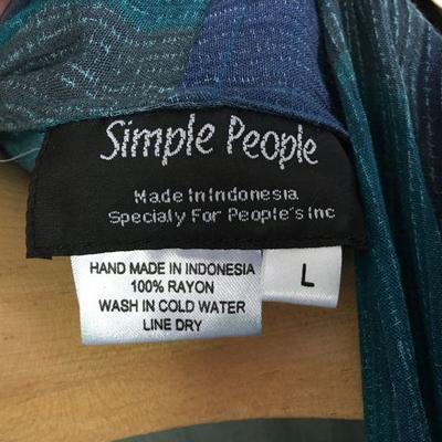 Curated 6 Pieces of Jade / Emerald & Black Blouses Pants Jackets Shirts: Simple People, Soft Surroundings, Chicos, Coldwater Creek...