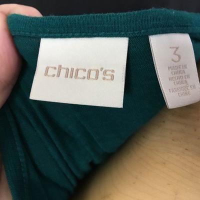 Curated 6 Pieces of Jade / Emerald & Black Blouses Pants Jackets Shirts: Simple People, Soft Surroundings, Chicos, Coldwater Creek...
