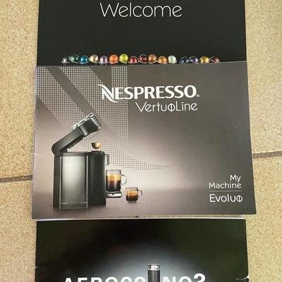 NESPRESSO VERTUOLINE ESPRESSO MAKER PLUS AEROCCINO FROTHER