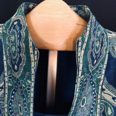 Collection of 5 Pc Curated by our Stylist: Shades of Peacock Cobalt Coldwater Creek, Winter Silks Sized XL - 1X  LOT#159